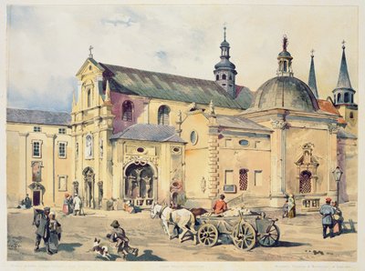 Karmelitenkirche der Verkündigung, Krakau, aus 